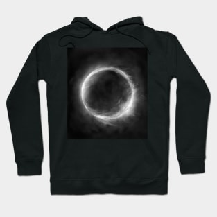 White Fire Ring Hoodie